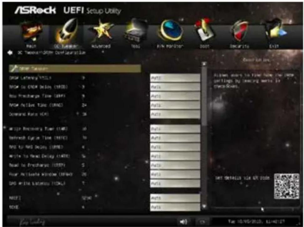 ASROCK PBASR-M8-D45 - DRAM Configuration - 1