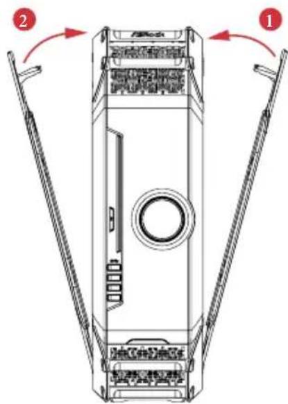 ASROCK PBASR-M8-D45 - Replacing the Side Panels - 1