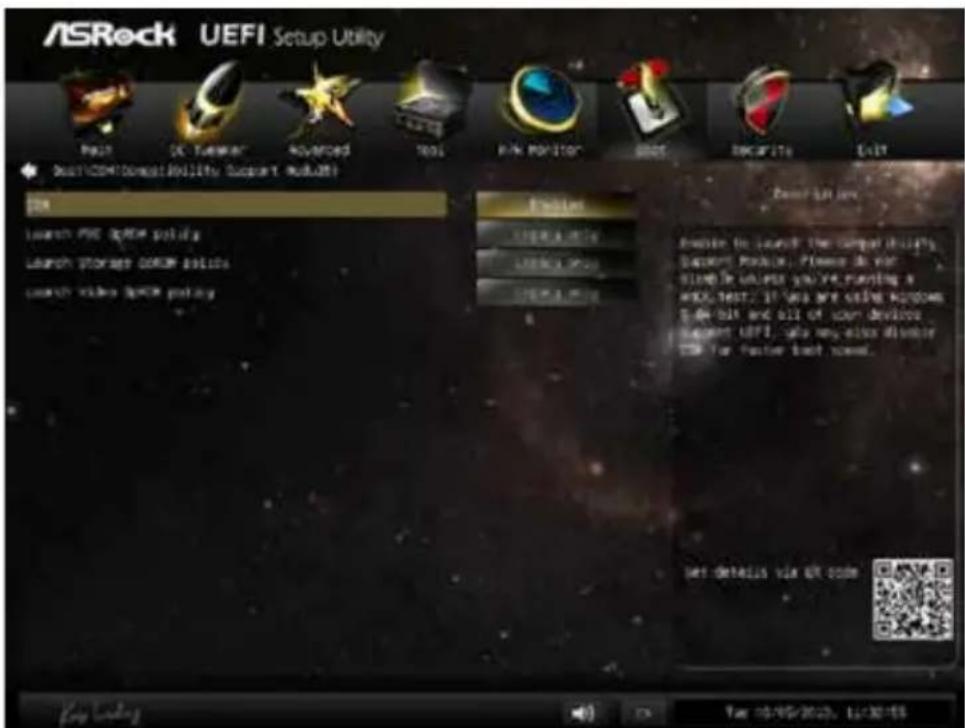 ASROCK PBASR-M8-D45 - CSM (Compatibility Support Module) - 1