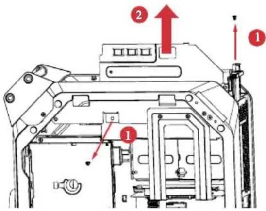 ASROCK PBASR-M8-D45 - Removing the VGA Card Holder - 2