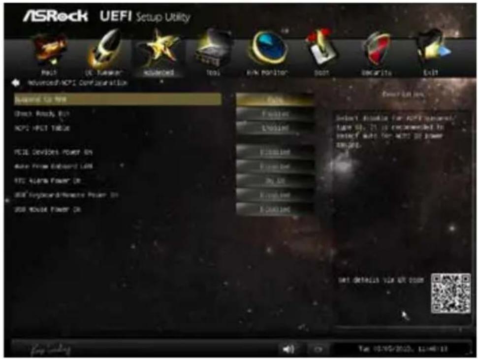 ASROCK PBASR-M8-D45 - ACPI Configuration - 1