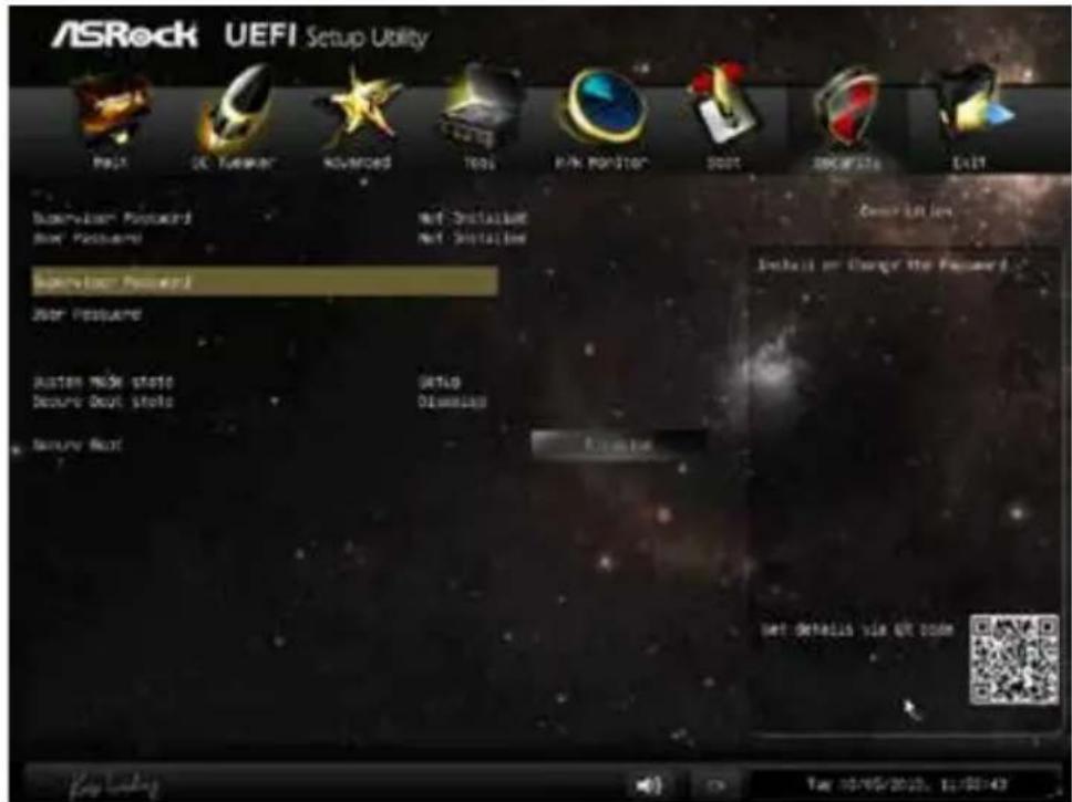ASROCK PBASR-M8-D45 - Security Screen - 1