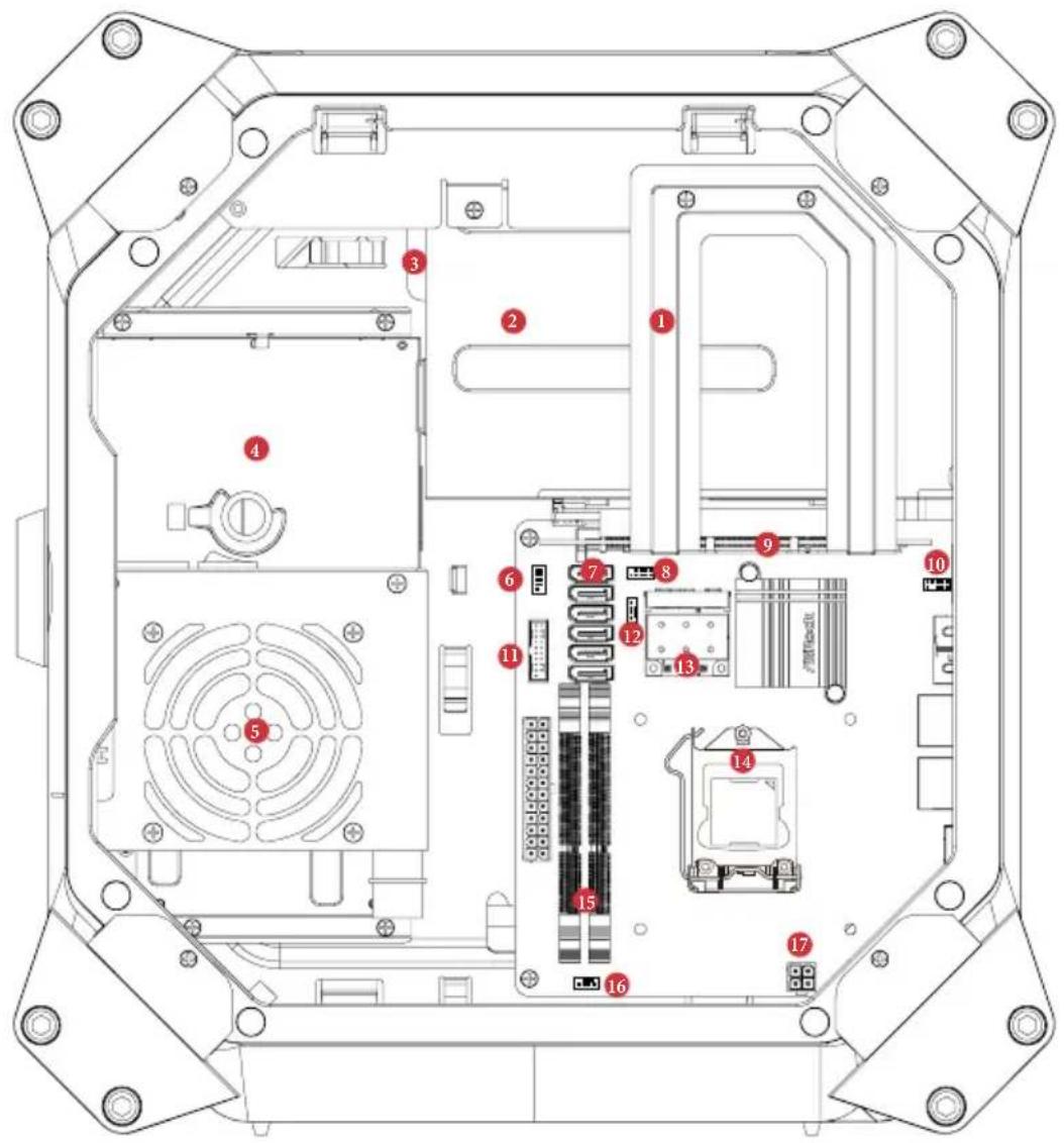 ASROCK PBASR-M8-D45 - Veduta interiore - 1