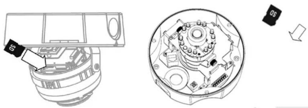 Technical line drawing of a mechanical assembly with exploded view and close-up view (no text or symbols)