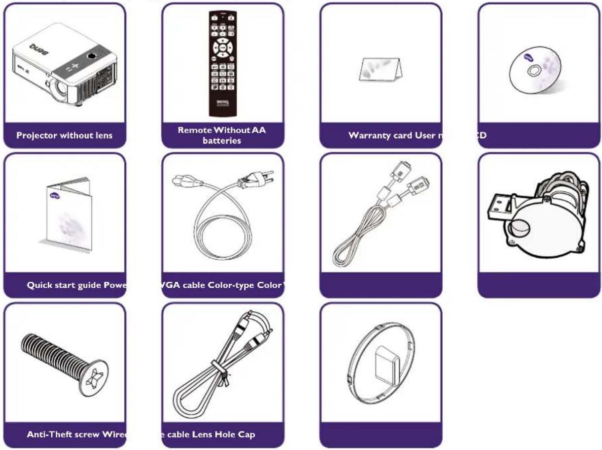 BENQ PU953 - Shipping contents - 2