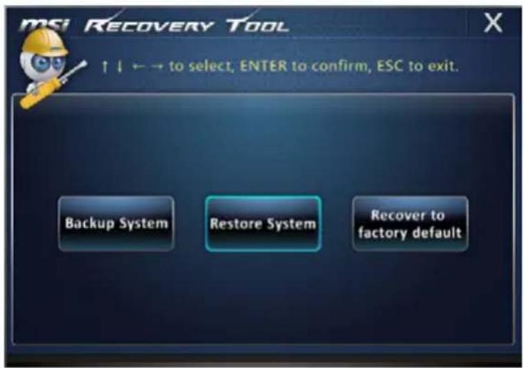 MSI CUBI-076XTW - System Restore - 1
