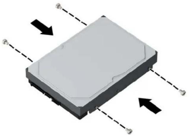 HP ProDesk P1G57EA - Installing a secondary 3.5-inch hard drive - 3
