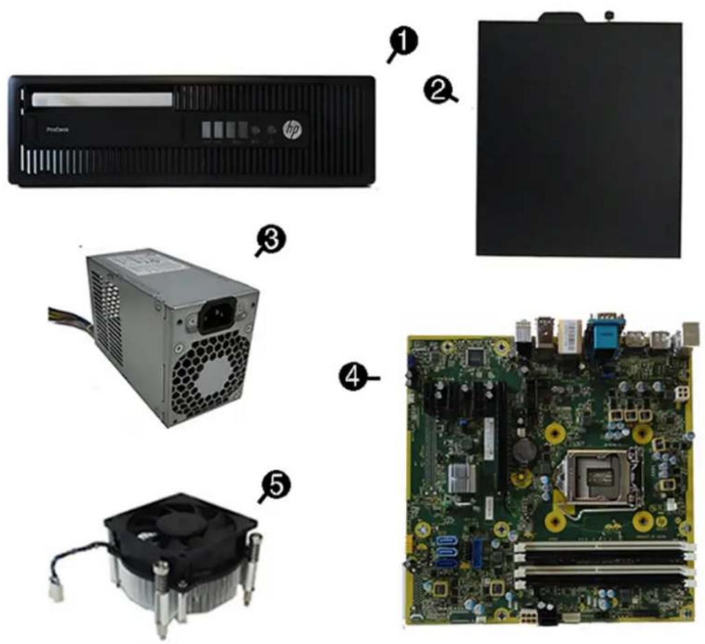 HP ProDesk P1G57EA - Computer major components - 2