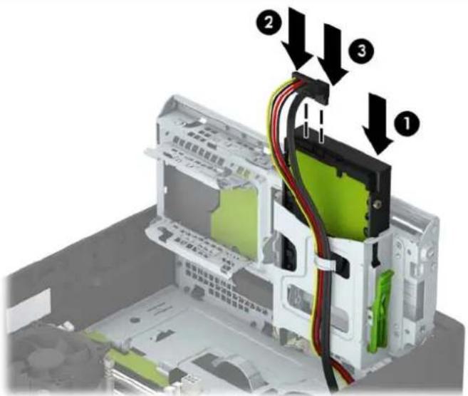 HP ProDesk P1G57EA - Installing a secondary 3.5-inch hard drive - 5
