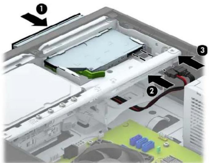 HP ProDesk P1G57EA - Installing a 9.5mm slim optical drive - 2