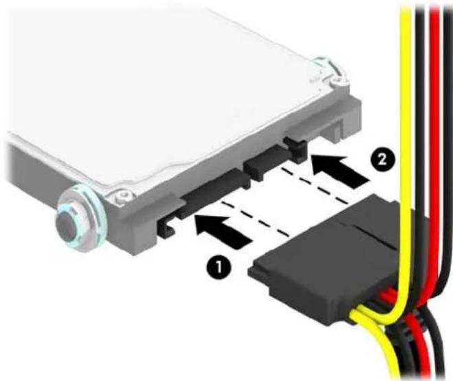 HP ProDesk P1G57EA - Installing a 2.5-inch hard drive - 5