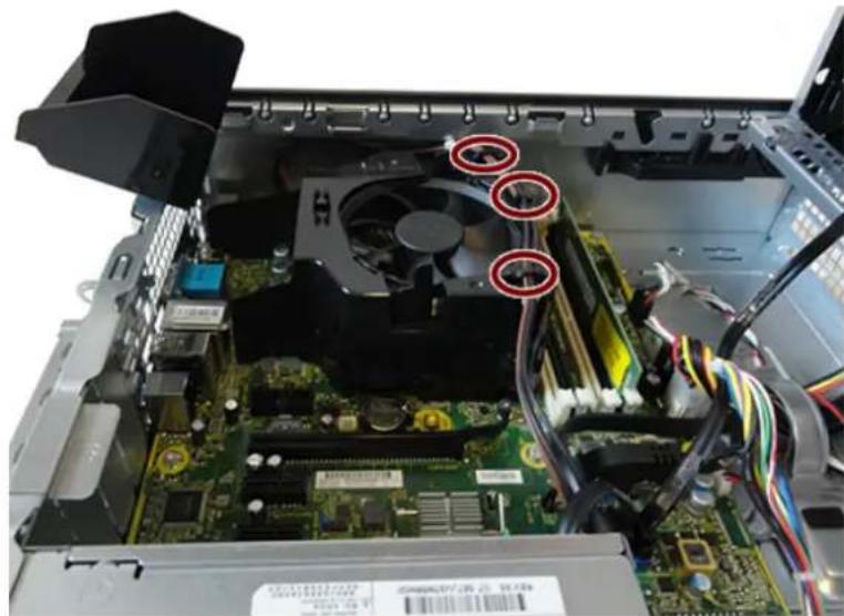 HP ProDesk P1G57EA - Fan sink duct - 1