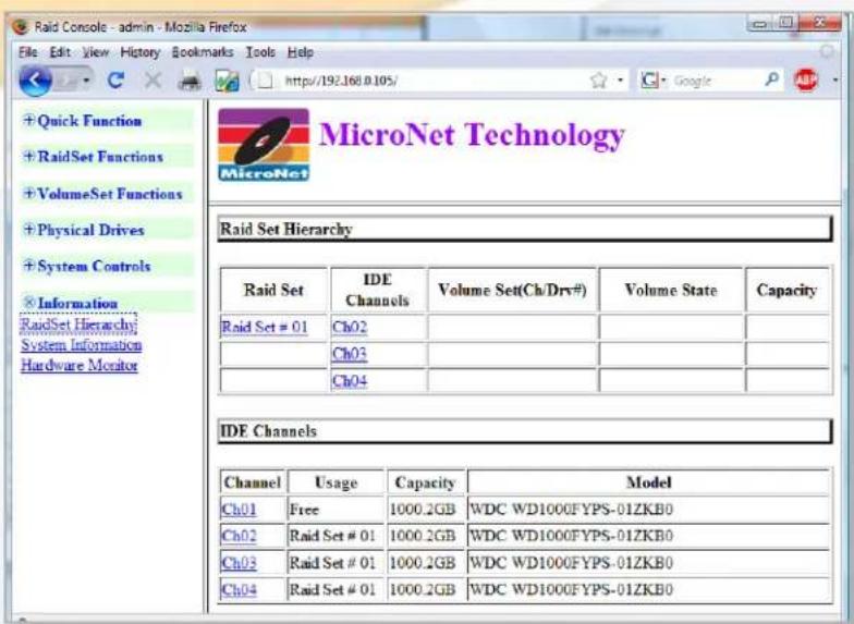 Micronet RAIDBank4 - Login Procedure - 3