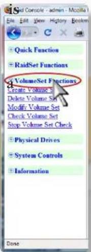 Micronet RAIDBank4 - Volume Set Function - 1