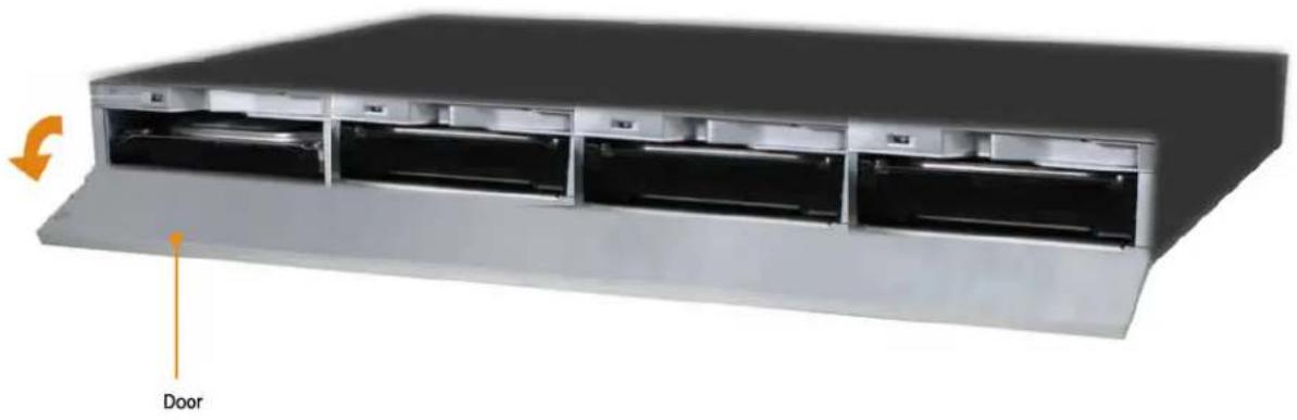 Rocstor BIGROC 5c - INSERTING/REPLACING THE HARD DRIVES IN THE RAID SYSTEM - 1