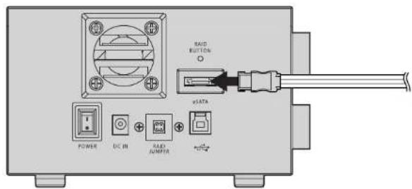 RAID BUTTON DATA POWER DC IN RADI JAMETER + - + -
