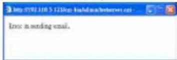 Inoc a sending email.
