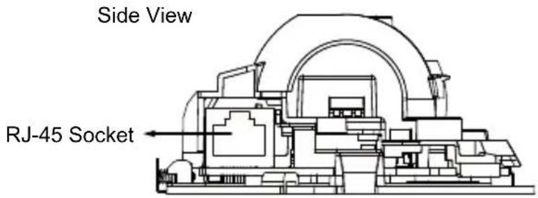 Side View RJ-45 Socket