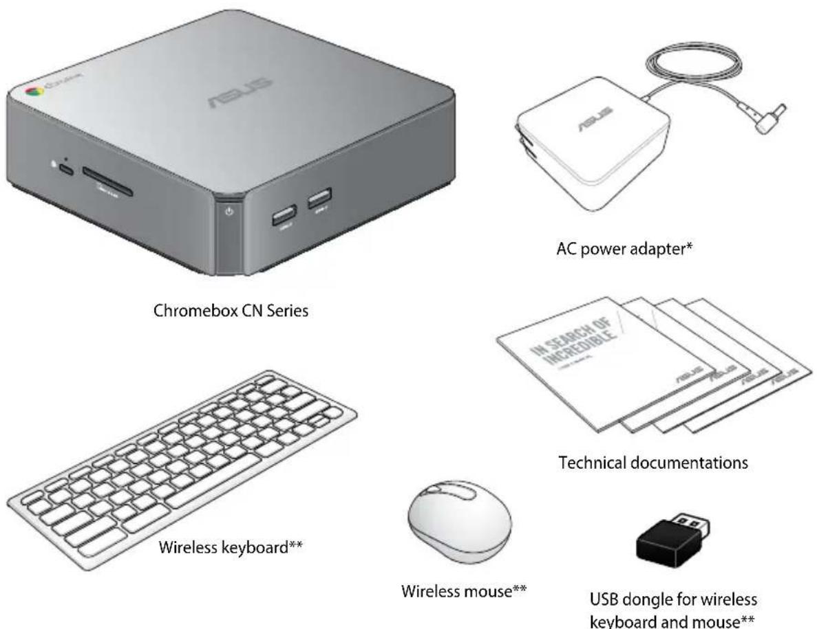 ASUS Chromebox 90MS00G1 - Package contents - 1