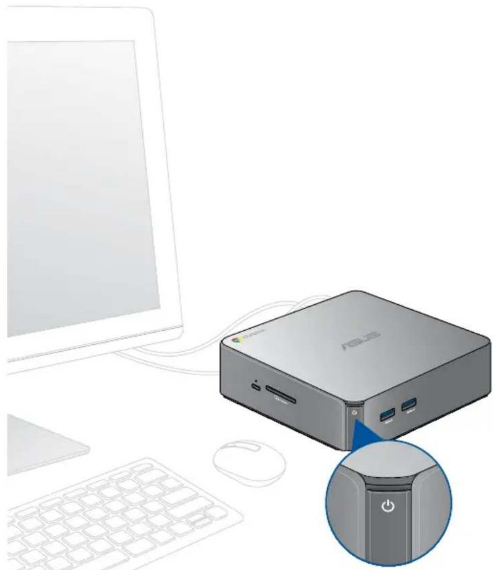 ASUS Chromebox 90MS00G1 - Turn on your Chromebox - 1