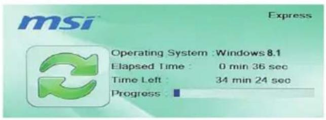 MSI Wind Top 24 2M - > Recovering the System with the Recovery Discs - 10