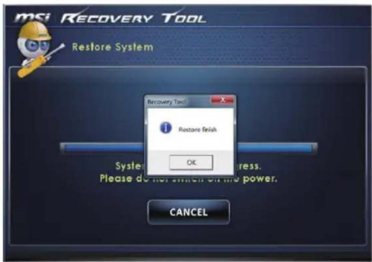 MSI Wind Top 24 2M - System Restore - 5