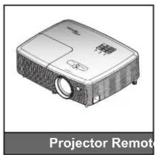OPTOMA 95.72J02GC0E - Standard accessories - 1