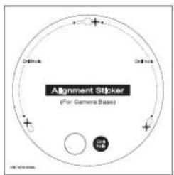 Deflute Deflute Alignment Sticker (For Camera Base)