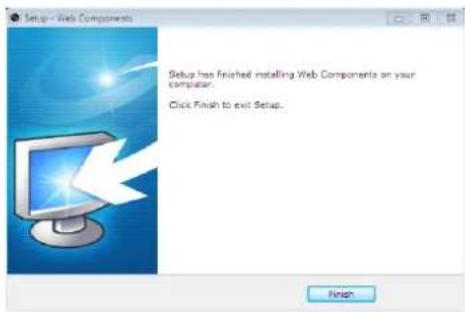 Setup - Web Components Setup has finished installing Web Components on your computer. Click Finish to exit Setup. Finish