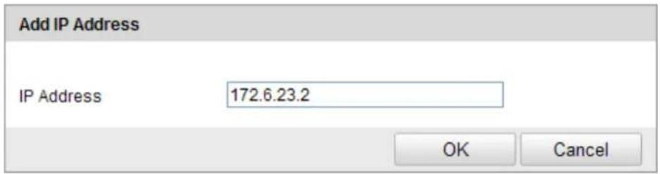 Add IP Address IP Address 172.6.23.2 OK Cancel
