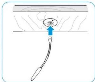 SENNHEISER MEB 102-L G - B) Mounting the MZH 3015 w gooseneck microphone to the ceiling - 5