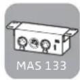 SENNHEISER MEB 102-L G - MAS 133 inline switch box - 1