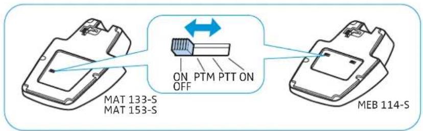 SENNHEISER MEB 102-L G - Setting the behavior of the microphone button - 5