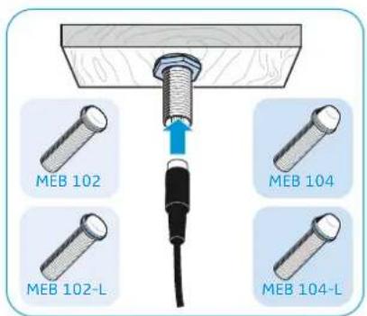 SENNHEISER MEB 102-L G - Connecting the products to an audio input - 15