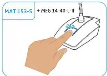 SENNHEISER MEB 102-L G - Activating/muting microphones - 4