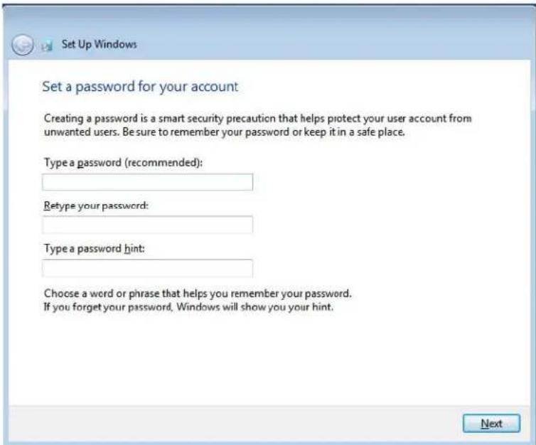ELO E991018 - Create a password for the system - 1
