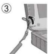 PANASONIC Toughbook 19R - Attaching the stylus to the computer - 4