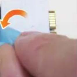 GIGABYTE P55W v4 - Installing the Thermal Pad for mSATA SSD on P55 - 5