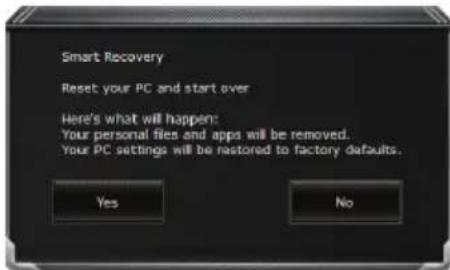 GIGABYTE P55W v5 - IGABYTE Smart Recovery - 1