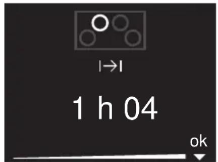 1 → 1 1 h 04 ok