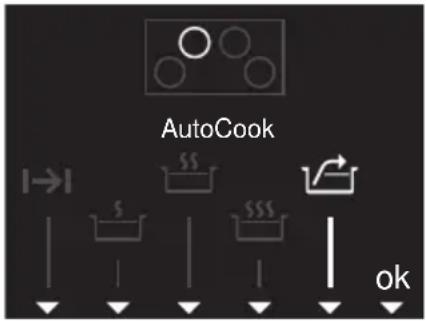 V-ZUG GK46TIMASC - Switching AutoCook on - 1