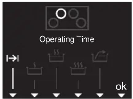 V-ZUG GK46TIMASC - Setting operating time - 1