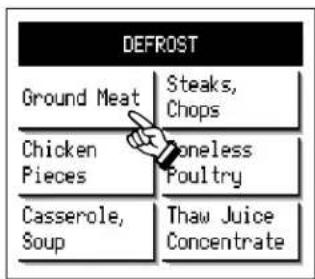 DEFROST Ground Meat Steaks, Chops Chicken Pieces Noneless Poultry Casserole, Soup Thaw Juice Concentrate