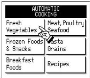 AUTOMATIC COOKING Fresh Vegetables Meat, Poultry Seafood Frozen Foods & Snacks Vasta Grains Breakfast Foods Recipes