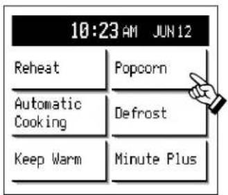 10:23 AM JUN 12 Reheat Popcorn Automatic Defrost Cooking Defrost Keep Warm Minute Plus