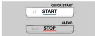 QUICK START START CLEAR STOP