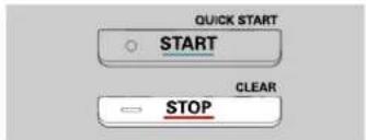 QUICK START START CLEAR STOP