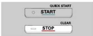 QUICK START START CLEAR STOP