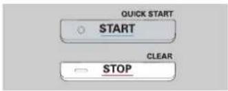 QUICK START START CLEAR STOP
