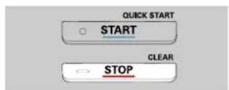 QUICK START ○ START CLEAR ○ STOP